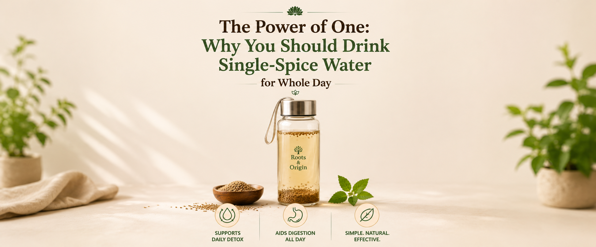 The Power of One: Why You Should Drink Single-Spice Water for whole day