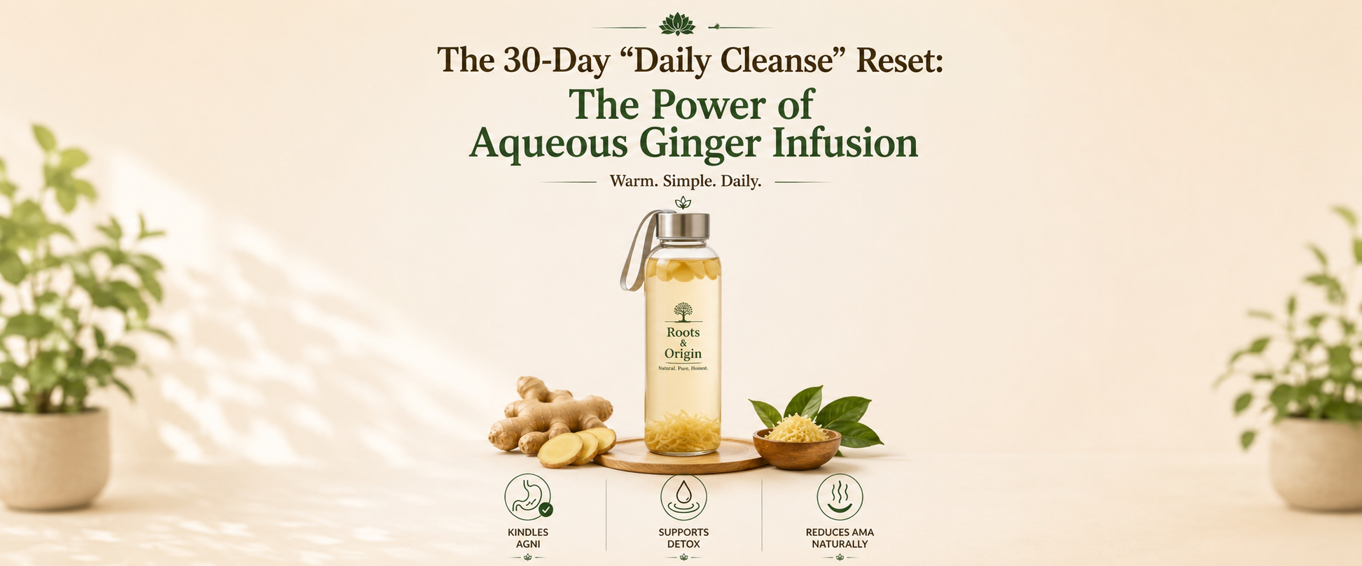The 30-Day "Daily Cleanse" Reset: The Power of Aqueous Ginger Infusion