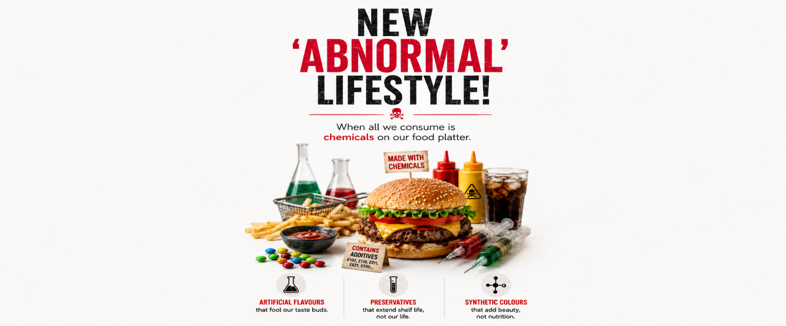 New ‘abnormal’ lifestyle! When all we consume is chemicals on our food platter
