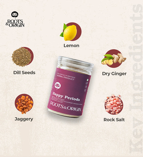 Happy Periods  — Wellness Blend for Period Pain, Cramps & Bloating Relief