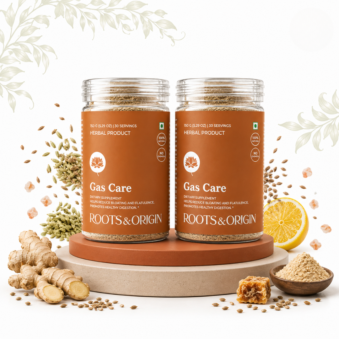 Gas Care Wellness Blend - Daily Companion for Smooth Digestion, Internal Balance and Reduce Bloating