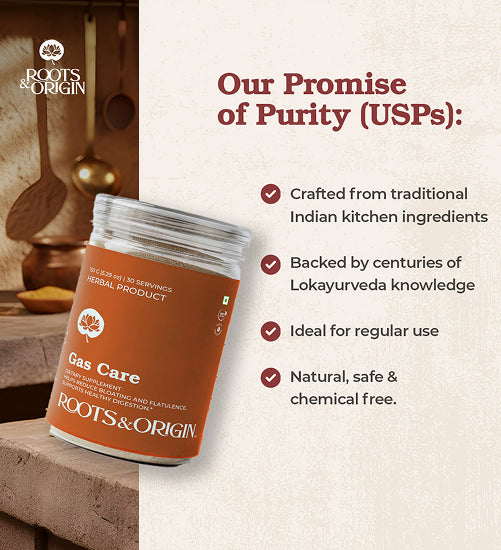 Gas Care Wellness Blend - for Instant Gas & Bloating Relief